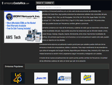 Tablet Screenshot of emisorascostarica.com